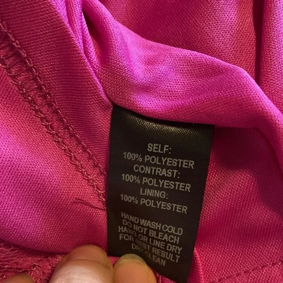 Lulus Size Small Lace Skater Dress Pink/Purple New With Tags - Picture 9 of 9